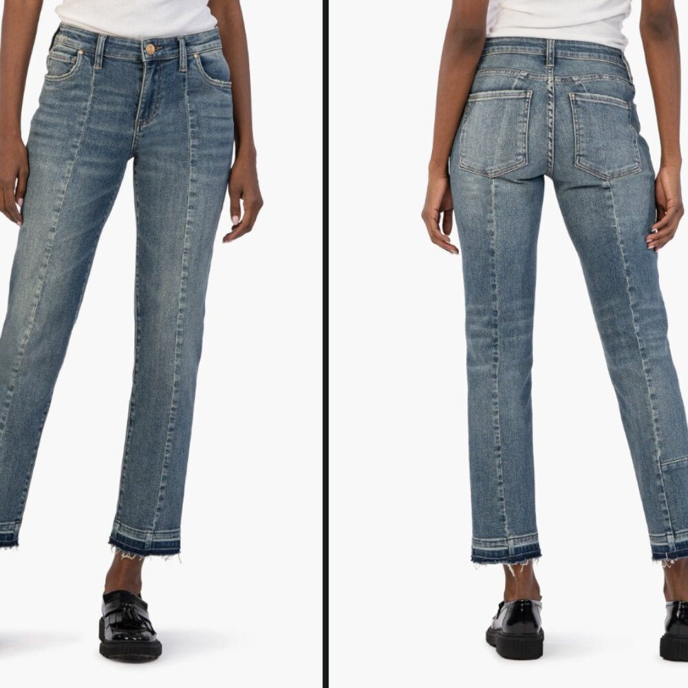 EUC Kut from the Kloth Rachel Release Hem Skinny Jean